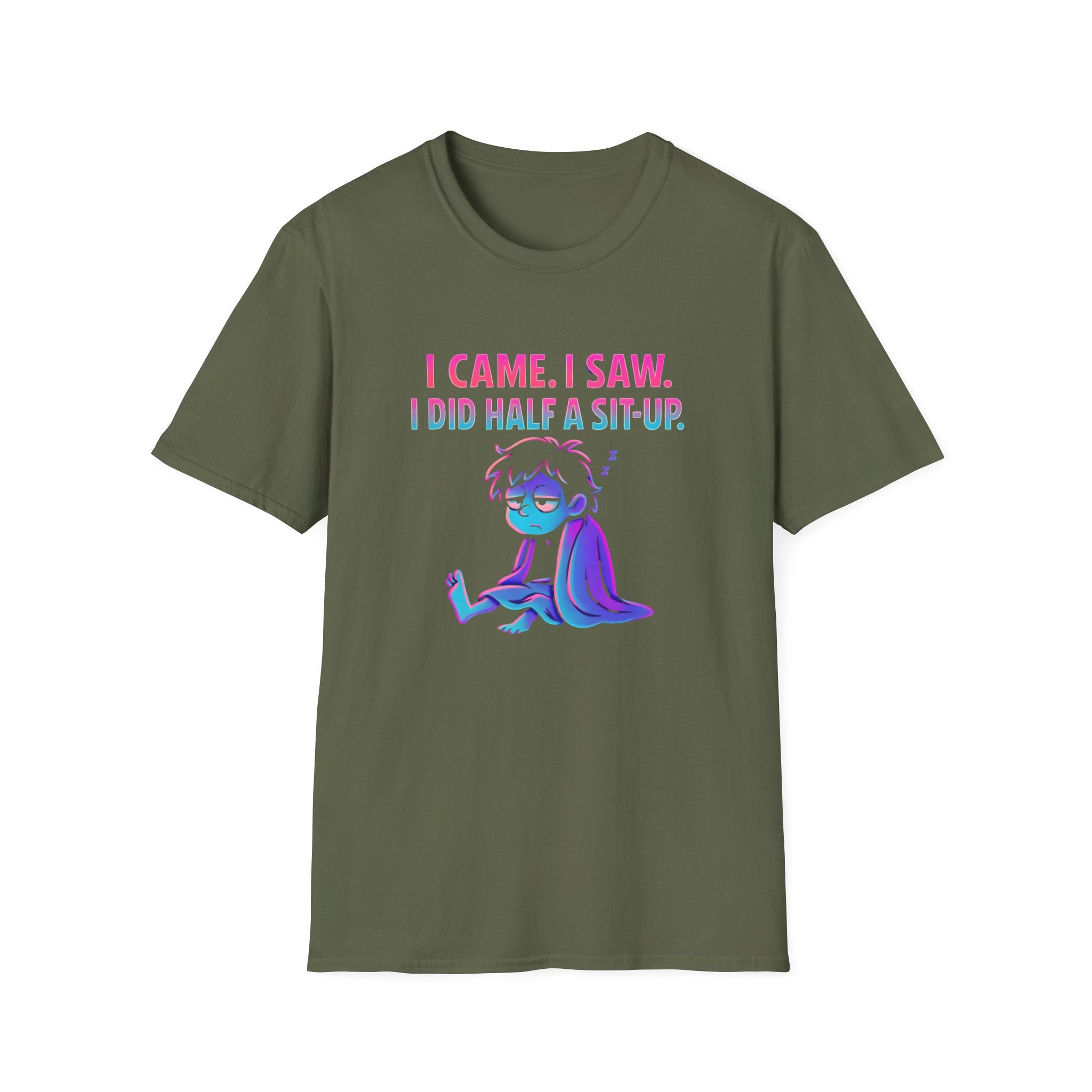 Exhausted Sit-Up Attempt T-Shirt